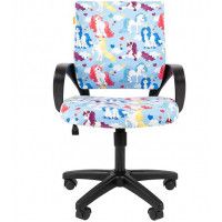 Кресло CHAIRMAN Kids 103 Black единороги купить в Минске Кресло CHAIRMAN Kids 103 Black единороги купить в Минске