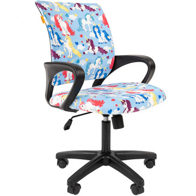 Кресло CHAIRMAN Kids 103 Black единороги купить в Минске