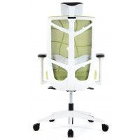 Кресло CHAIR MEISTER NATURE II SLIDER (с подголовником) зеленый/каркас белый купить в Минске