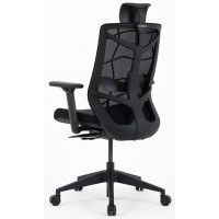 Кресло CHAIR MEISTER Nature II Black Slider (с подголовником) черный/каркас черный купить в Минске