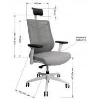 Кресло CHAIR MEISTER Nature II Black Slider (с подголовником) красный/каркас черный купить в Минске