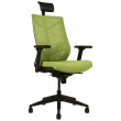 Кресло CHAIR MEISTER Nature II Black Slider (с подголовником) зеленый/каркас черный купить в Минске