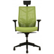 Кресло CHAIR MEISTER Nature II Black Slider (с подголовником) зеленый/каркас черный купить в Минске
