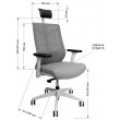 Кресло CHAIR MEISTER Nature II Black Slider (с подголовником) зеленый/каркас черный купить в Минске