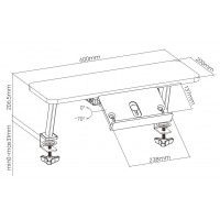 Комплект Smart 80: парта регулируемая Smart E602 с накладкой и полкой купить в Минске
