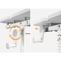 Комплект Smart 80: парта регулируемая Smart E602 с накладкой и полкой купить в Минске
