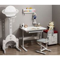 Комплект Smart 80: парта регулируемая Smart E602 с накладкой и полкой купить в Минске