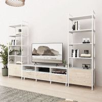 Стенка Crafto Лофт Агата Бонд 08 каштан/белый матовый купить в Минске