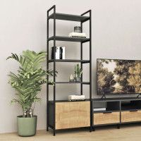 Стенка Crafto Лофт Агата Бонд 09 золотистый дуб/графит купить в Минске