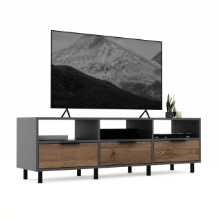 Тумба Crafto Агата 06 (графит вишня)