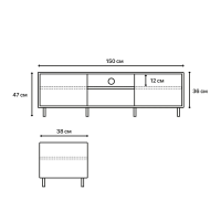 Тумба Crafto Анри Лайт 01 (белый) купить в Минске Тумба Crafto Анри Лайт 01 (белый) купить в Минске