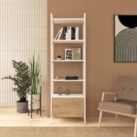 Стеллаж Crafto Бонд Мини Лофт 02 (белый дуб) купить в Минске