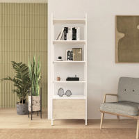 Стеллаж Crafto Бонд Мини Лофт 03 (белый каштан) купить в Минске