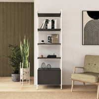 Стеллаж Crafto Бонд Мини Лофт 04 (белый графит) купить в Минске