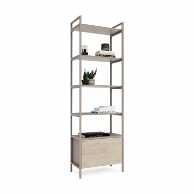 Стеллаж Crafto Бонд Мини Лофт 06 (латте каштан) Стеллаж Crafto Бонд Мини Лофт 06 (латте каштан)