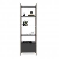 Стеллаж Crafto Бонд Мини Лофт 07 (латте графит) купить в Минске