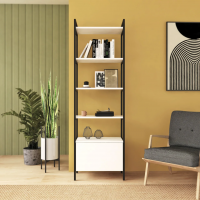 Стеллаж Crafto Бонд Мини Лофт 10 (черный белый) купить в Минске