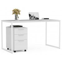 Письменный стол Crafto Фауст Лофт 01 белый