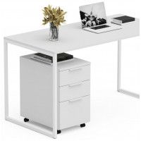 Письменный стол Crafto Фауст Лофт 01 белый купить в Минске