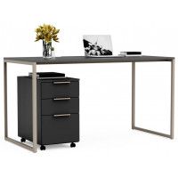 Письменный стол Crafto Фауст Лофт 06 графит/латте металл