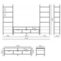 Стенка Crafto Лофт Фрида Бонд 08 дуб золотистый/белый матовый купить в Минске Стенка Crafto Лофт Фрида Бонд 08 дуб золотистый/белый матовый купить в Минске