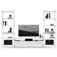 Стенка Crafto Лофт Фрида Симпл 02 белый матовый купить в Минске