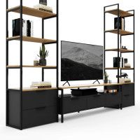 Стенка Crafto Лофт Фрида Квентин 15 графит/дуб золотистый купить в Минске Стенка Crafto Лофт Фрида Квентин 15 графит/дуб золотистый купить в Минске