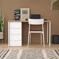 Письменный стол Crafto Кихот Лофт 01 (белый дуб) купить в Минске Письменный стол Crafto Кихот Лофт 01 (белый дуб) купить в Минске