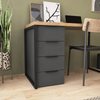 Письменный стол Crafto Кихот Лофт 02 (графит дуб) купить в Минске