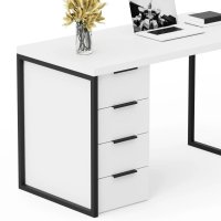 Письменный стол Crafto Кихот Лофт 05 (белый черный) купить в Минске Письменный стол Crafto Кихот Лофт 05 (белый черный) купить в Минске