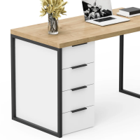 Письменный стол Crafto Кихот Лофт 07 (белый черный дуб) купить в Минске Письменный стол Crafto Кихот Лофт 07 (белый черный дуб) купить в Минске