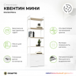 Стеллаж Квентин Мини Лофт 06 (каштан белый) купить в Минске