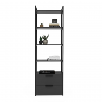 Стеллаж Crafto Квентин Мини Лофт 09 (графит) купить в Минске Стеллаж Crafto Квентин Мини Лофт 09 (графит) купить в Минске