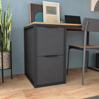 Письменный стол Crafto Курт Лофт 02 (графит дуб)  купить в Минске