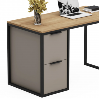 Письменный стол Crafto Курт Лофт 03 (латте дуб)  купить в Минске