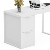 Письменный стол Crafto Курт Лофт 04 (белый) купить в Минске