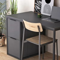 Письменный стол Crafto Курт Лофт 07 (графит) купить в Минске