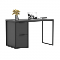 Письменный стол Crafto Курт Лофт 07 (графит) Письменный стол Crafto Курт Лофт 07 (графит)