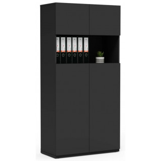 Шкаф офисный Crafto Локки 02 графит