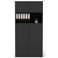 Шкаф офисный Crafto Локки 02 графит купить в Минске Шкаф офисный Crafto Локки 02 графит купить в Минске