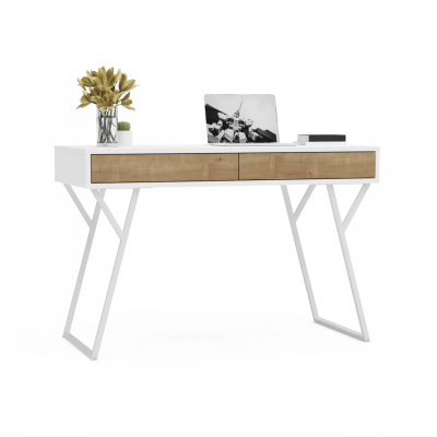 Письменный стол Crafto Лорд Лофт 01 (белый дуб)  купить в Минске