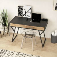 Письменный стол Crafto Лорд Лофт 02 (графит дуб) купить в Минске