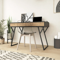 Письменный стол Crafto Лорд Лофт 02 (графит дуб) купить в Минске