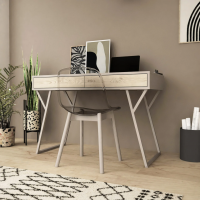 Письменный стол Crafto Лорд Лофт 03 (латте каштан)  купить в Минске