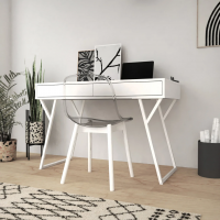 Письменный стол Crafto Лорд Лофт 04 (белый)  купить в Минске