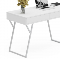 Письменный стол Crafto Лорд Лофт 04 (белый)  купить в Минске
