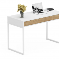 Письменный стол Лорди Лофт 01 (белый дуб)