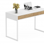 Письменный стол Лорди Лофт 01 (белый дуб)