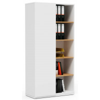 Шкаф офисный Crafto Люк 02 дуб белый