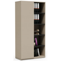 Шкаф офисный Crafto Люк 04 латте / графит